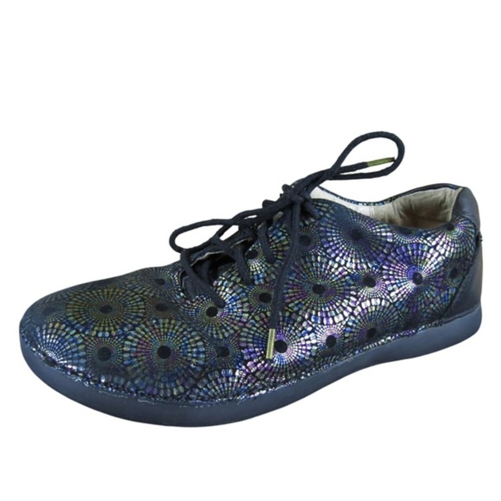 Alegria Women Essence Rainbow Sneaker‎ Multicolor Leather Sz 40 Medium Used 2025